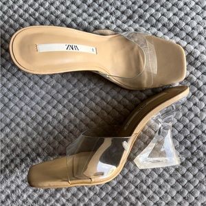 Beautiful Zara Clear heels